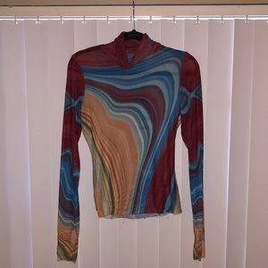 AFRM- Zadie Mesh Top